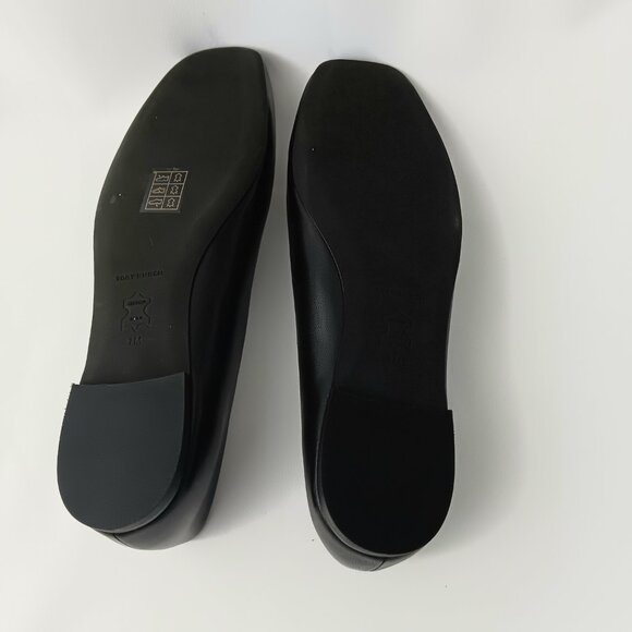 Brand New Tory Burch Black Georgia Ballet Shoes (size 7M) - Picture 5 of 9